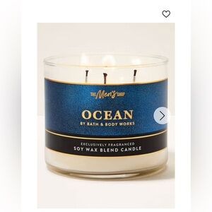 Bath & Body Works Ocean Blue Candle NWT